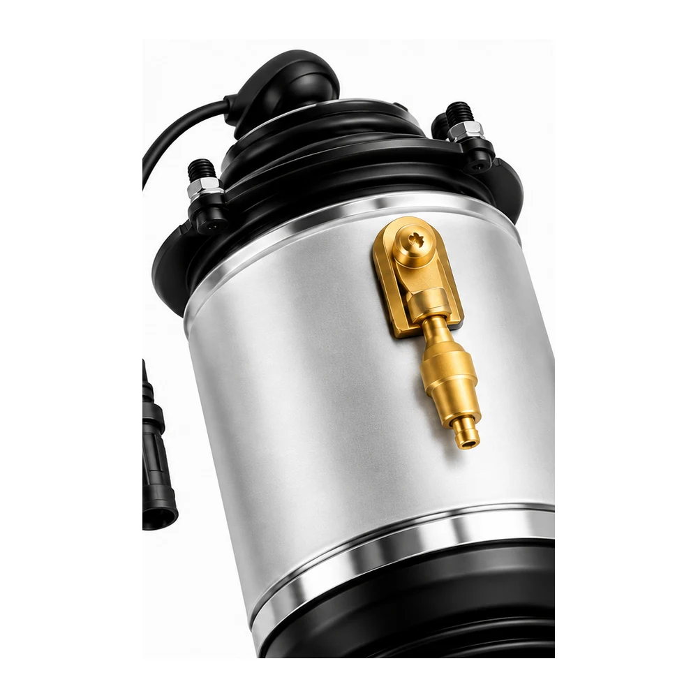 AI illustration: Bentley GT / VW Phaeton Front Air Strut 3D0616039D / 3D0616040D — component detail